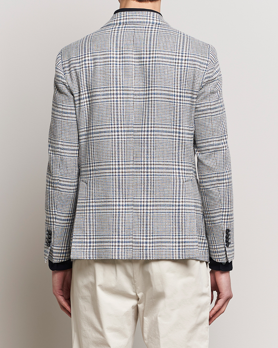 Herre | Blazere & jakker | L.B.M. 1911 | Checked Cotton Blazer Navy/Brown