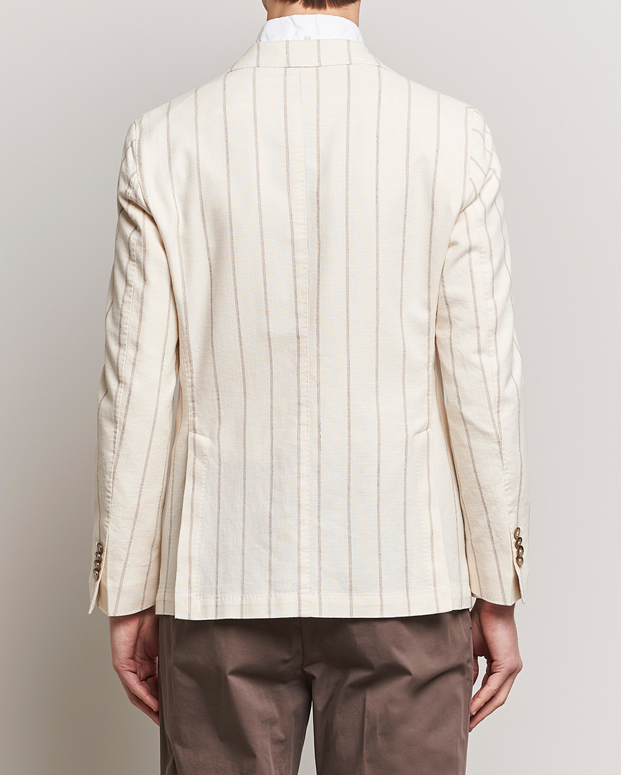 Herre | Blazere & jakker | L.B.M. 1911 | Striped Cotton Blazer Beige