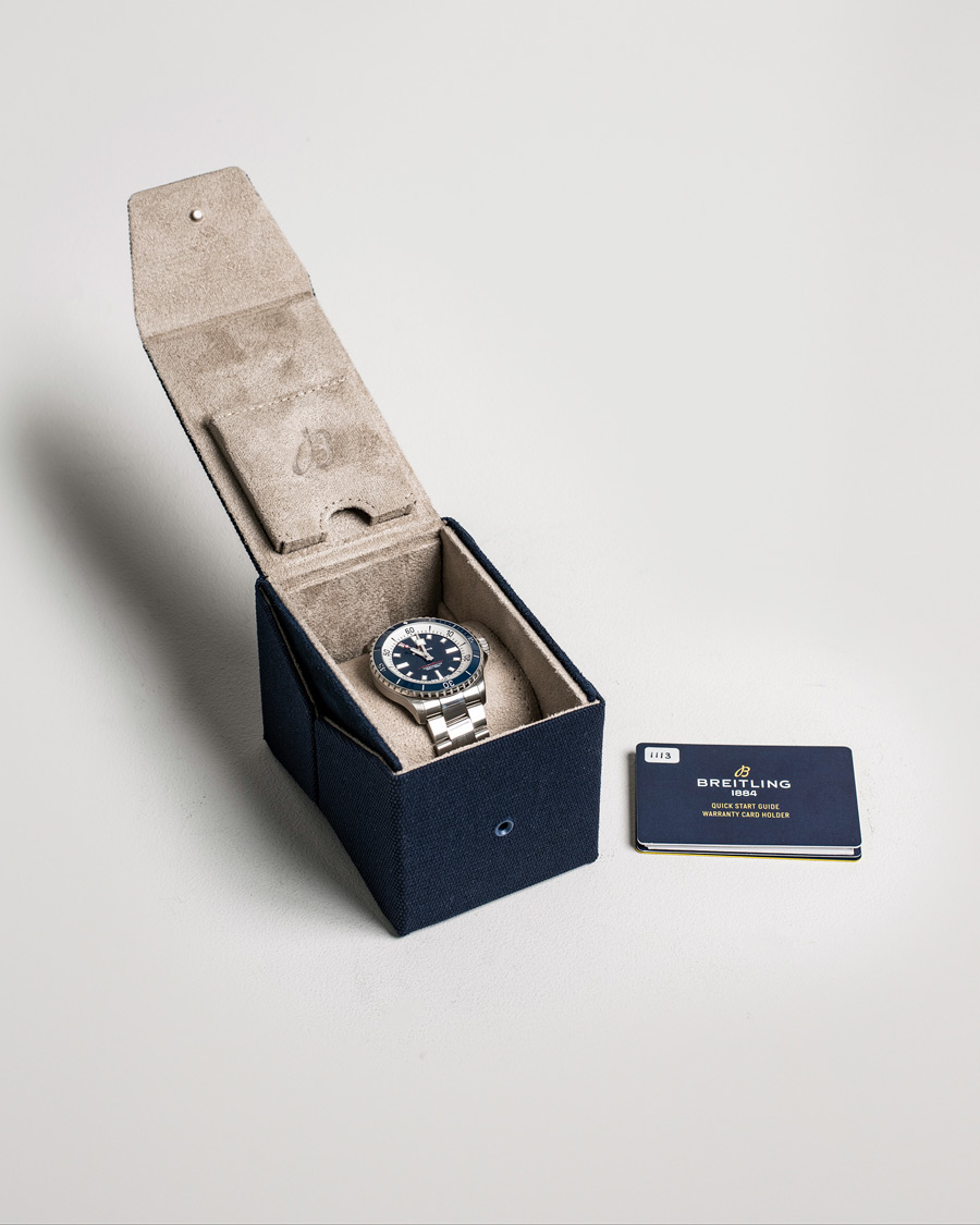 Herre | Breitling Pre-Owned Superocean 42 A17375 Silver | Breitling Pre-Owned | Superocean 42 A17375 Silver