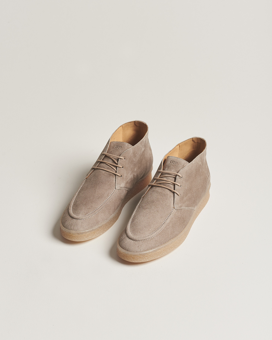 Herre | Sneakers med højt skaft | CQP | Plana Suede Chukka Taupe