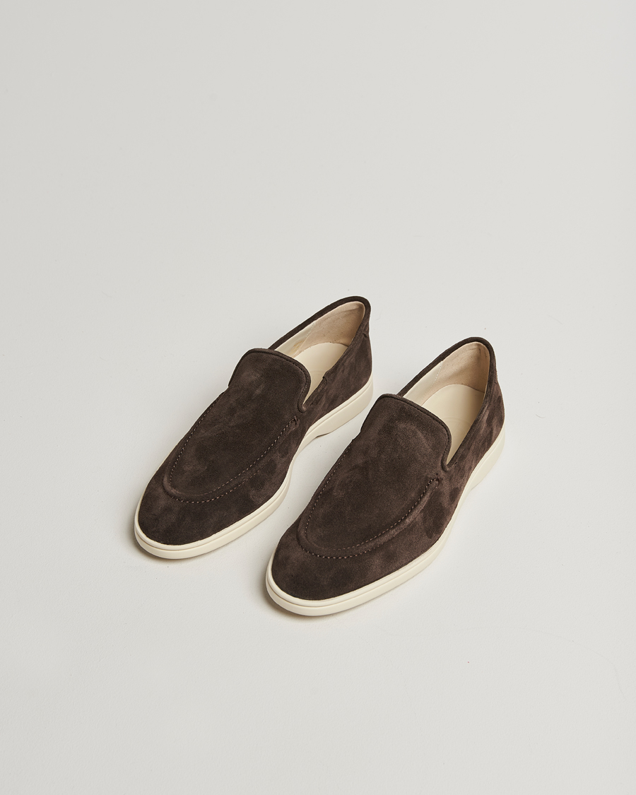 Herre | Sneakers | CQP | Debonair Suede Loafers Chocolate