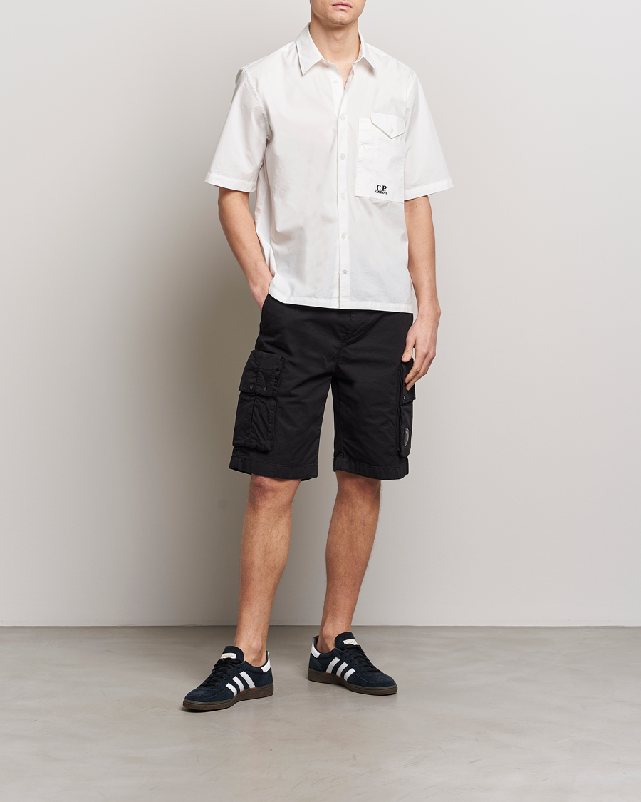 Herre | Shorts | C.P. Company | Twill Stretch Cargo Shorts Black