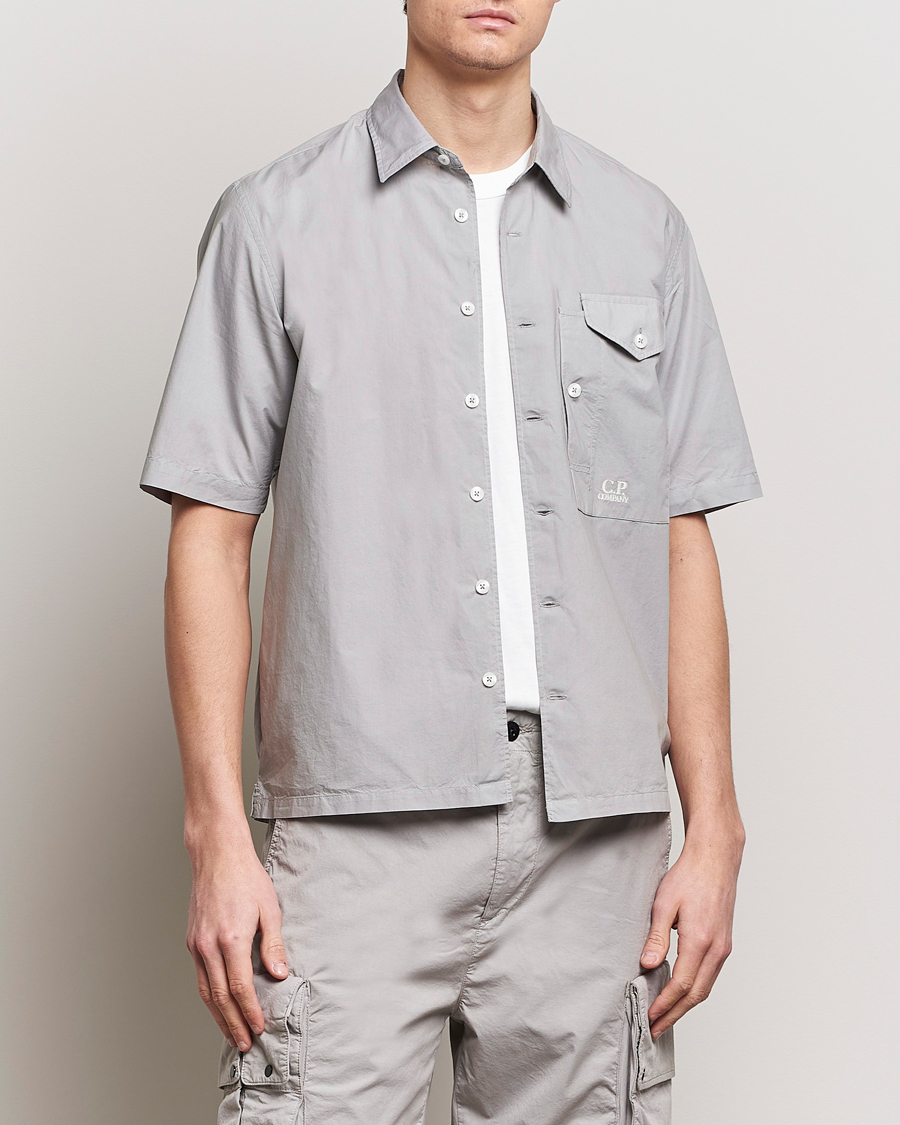 Herre | Loyalitetstilbud | C.P. Company | Short Sleeve Popline Shirt Grey