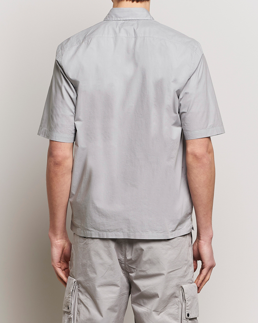 Herre | Skjorter | C.P. Company | Short Sleeve Popline Shirt Grey