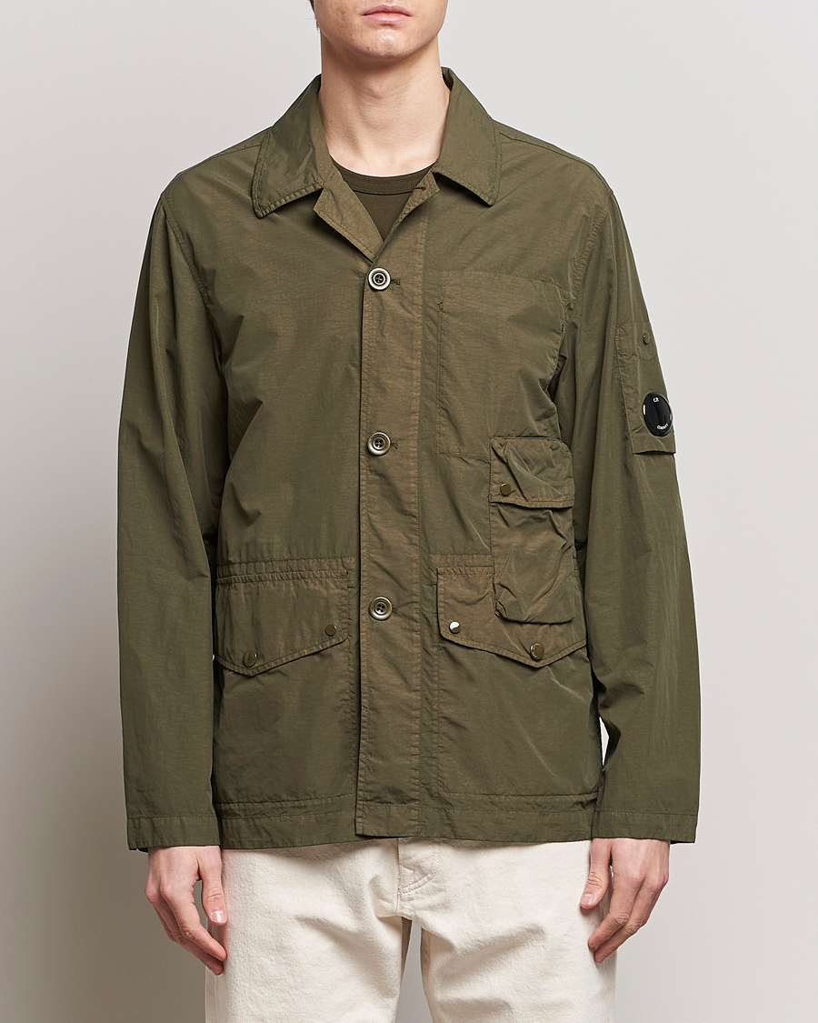 Herre | C.P. Company | C.P. Company | Flatt Nylon Coat Dark Olive