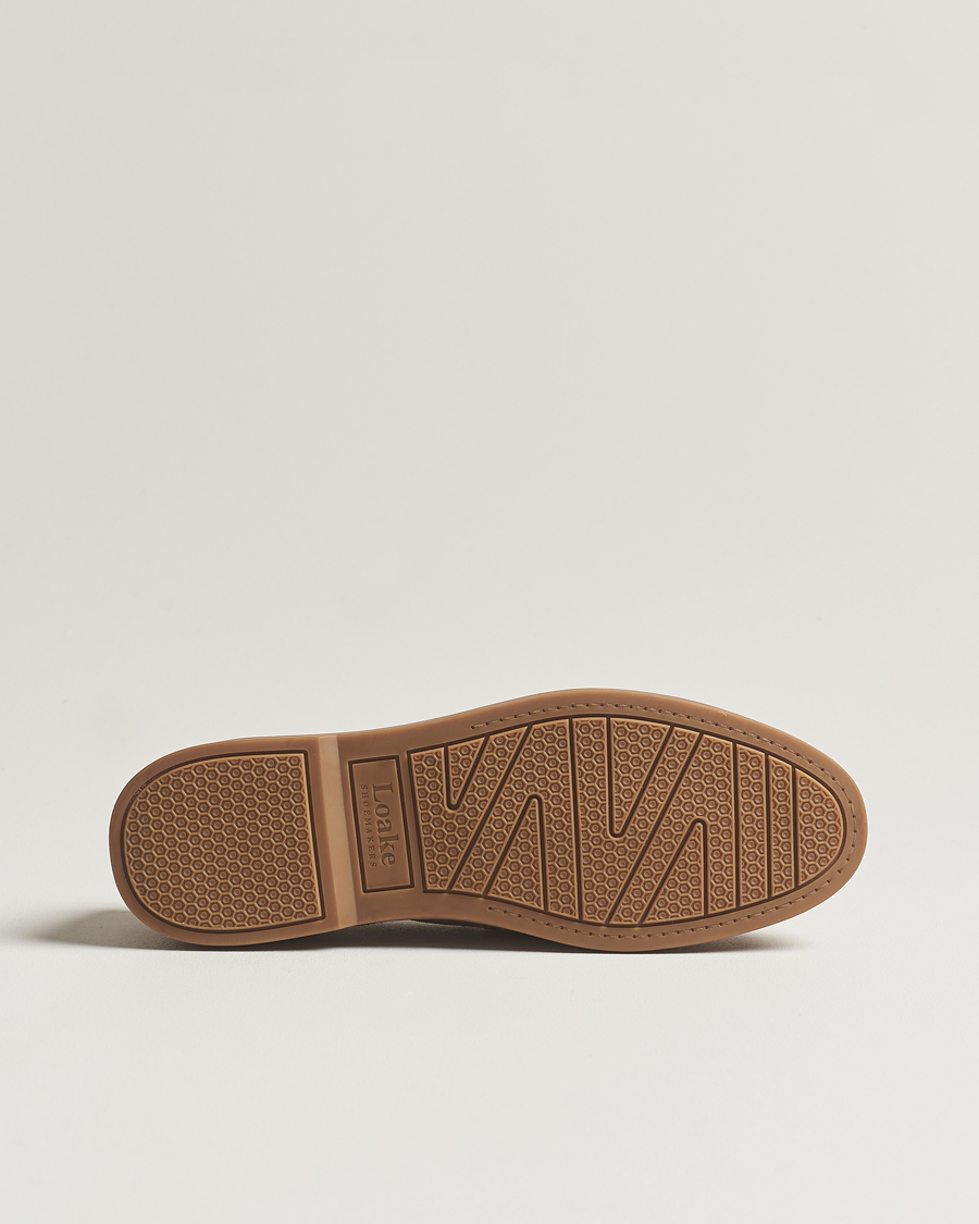 Herre | Loake 1880 Lucca Suede Penny Loafer Flint | Loake 1880 | Lucca Suede Penny Loafer Flint