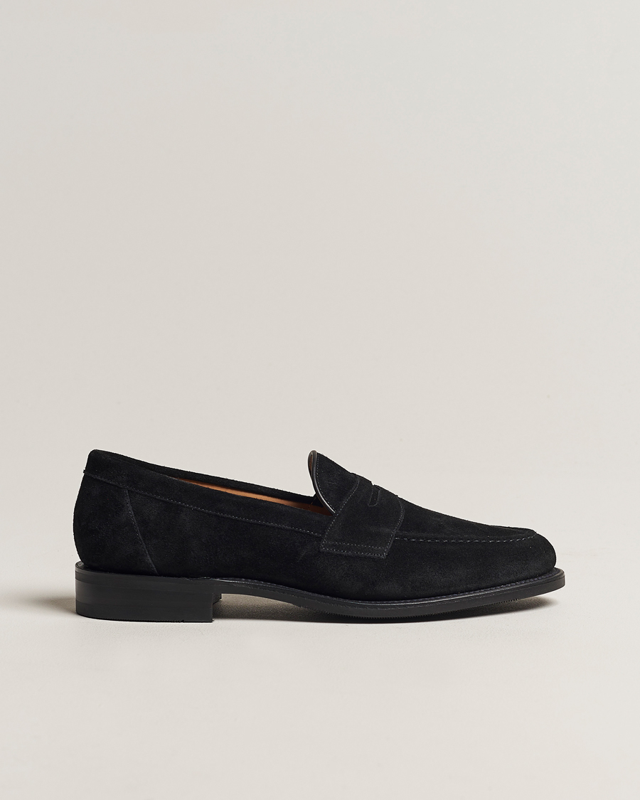 Herre | Loake 1880 Grant Shadow Sole Black Suede | Loake 1880 | Grant Shadow Sole Black Suede