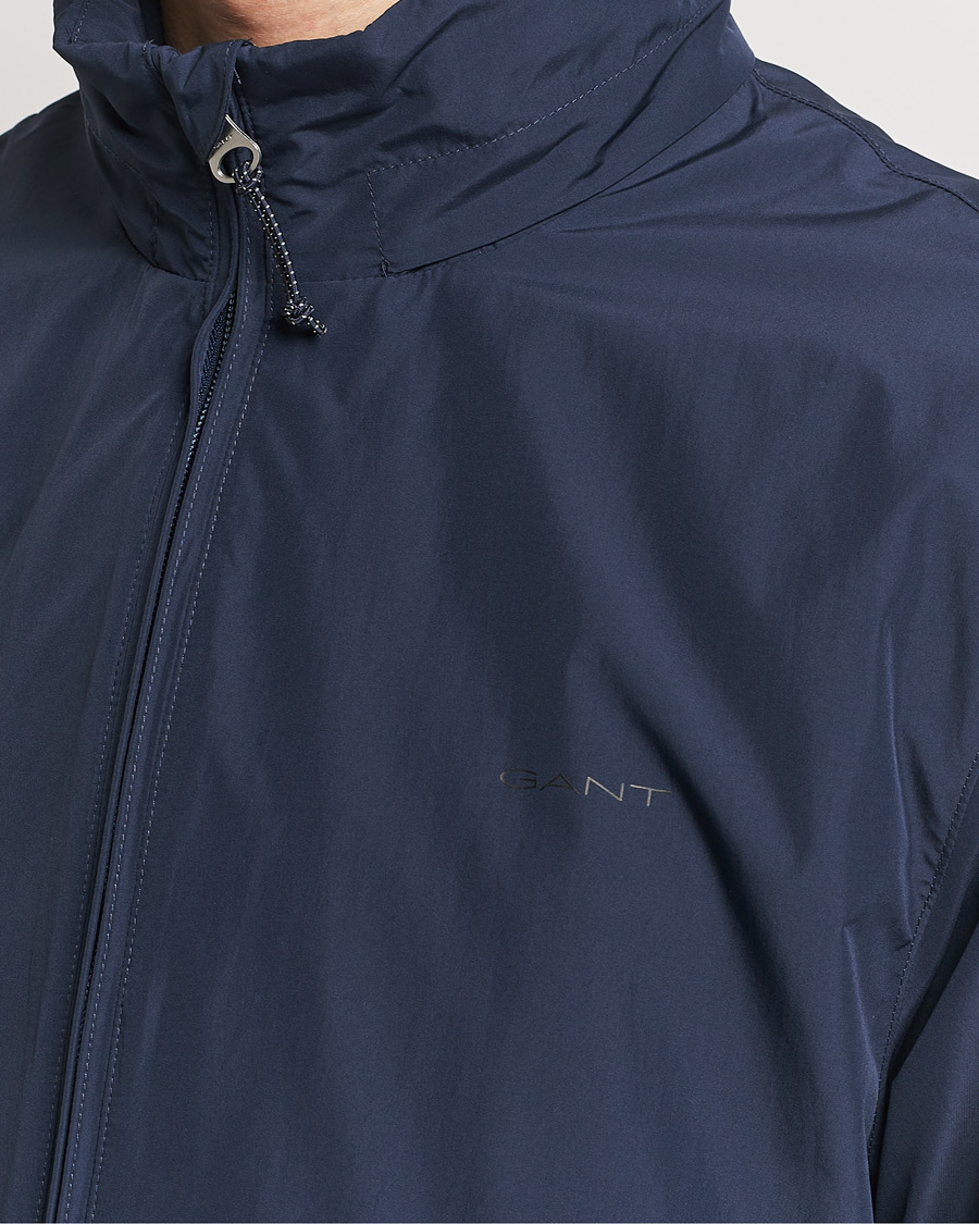 Herre | Jakker | GANT | Light Nylon Windcheater Evening Blue