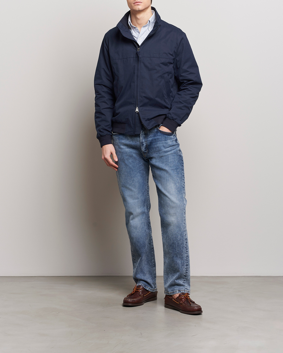 Herre | Jakker | GANT | The Hampshire Jacket Evening Blue