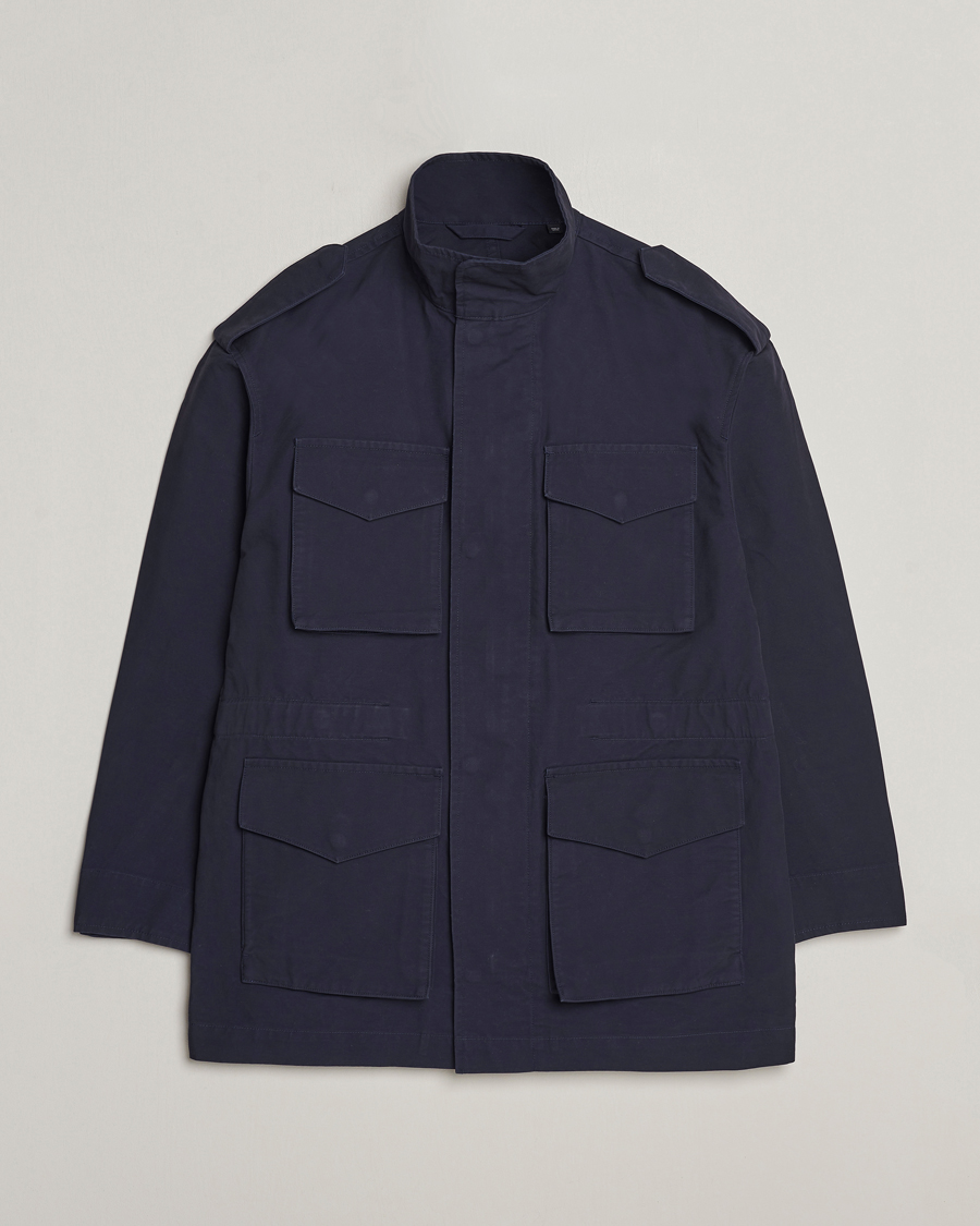 Herre |  | GANT | Cotton Field Jacket Evening Blue