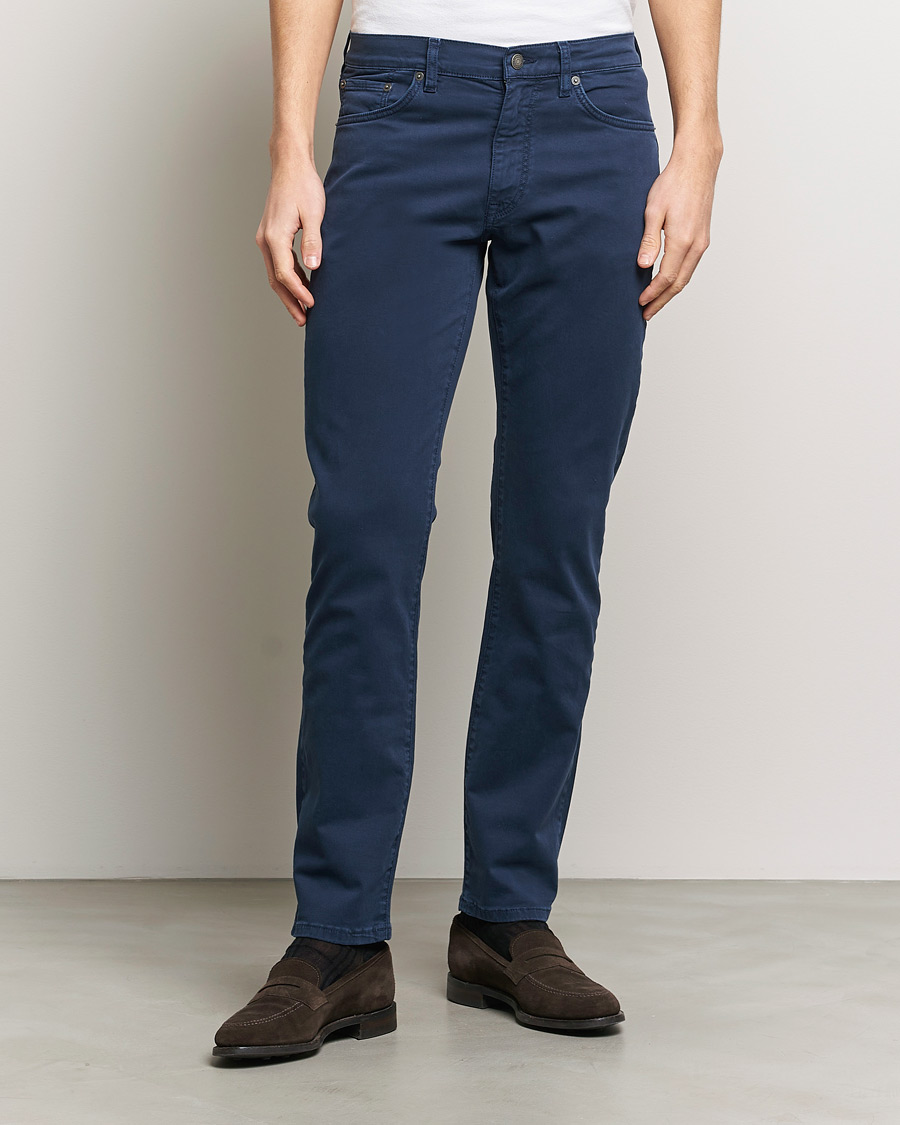 Herre | 5-pocket bukser | GANT | Hayes Desert Jeans Marine