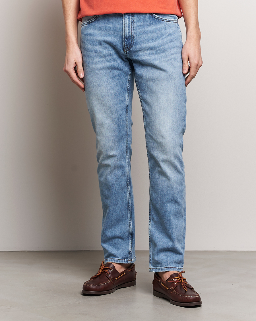 Herre | GANT | GANT | Regular Fit Jeans Light Blue Vintage
