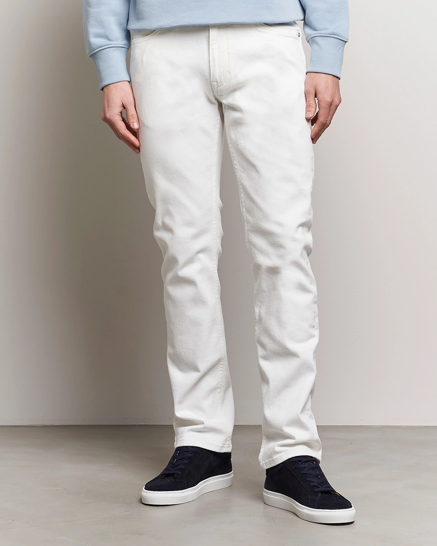 Herre | Hvide jeans | GANT | Regular Fit Jeans Eggshell