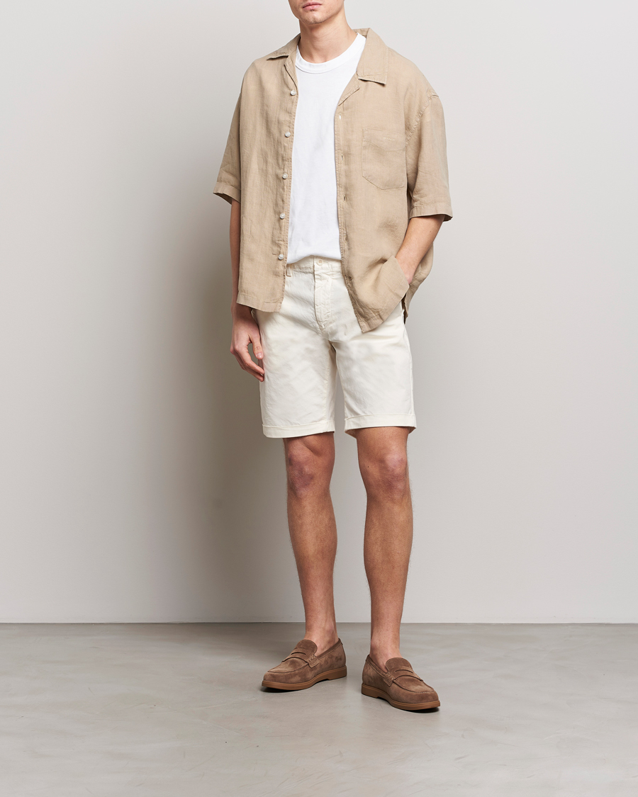 Herre | Shorts | GANT | Regular Sunbleached Shorts Cream