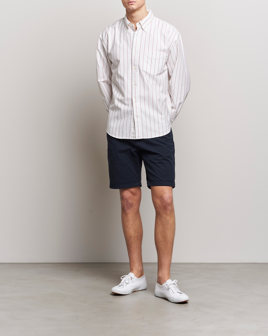 Herre | Shorts | GANT | Regular Sunbleached Shorts Marine