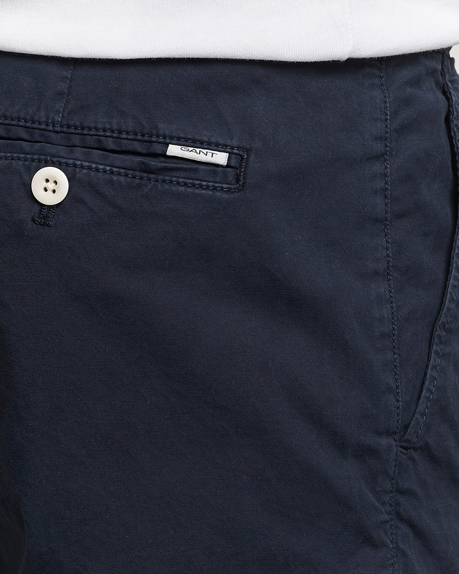Herre | Shorts | GANT | Regular Sunbleached Shorts Marine
