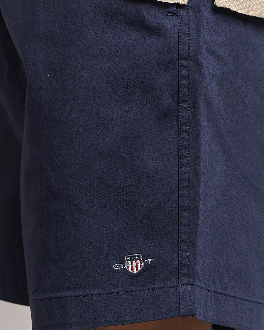 Herre | Shorts | GANT | Drawstring Logo Shorts Marine