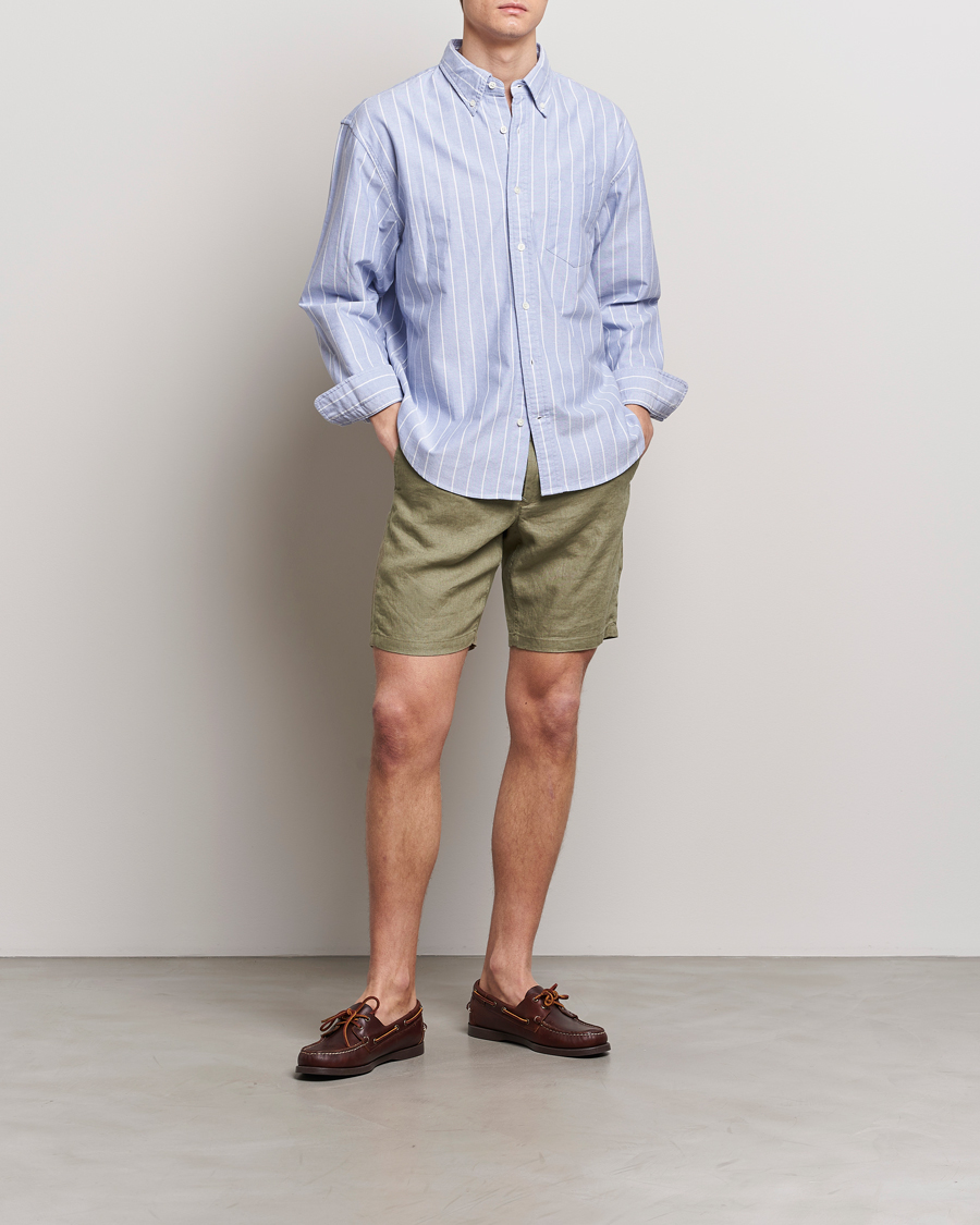 Herre | Shorts | GANT | Relaxed Linen Drawstring Shorts Dried Clay