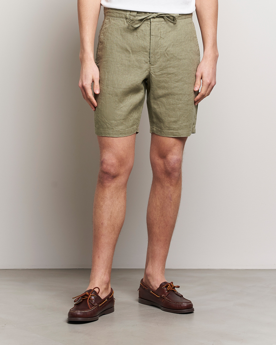 Herre | Shorts | GANT | Relaxed Linen Drawstring Shorts Dried Clay