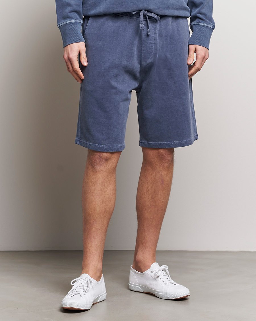 Herre | GANT | GANT | Sunbleached Sweatshorts Dusty Blue Sea