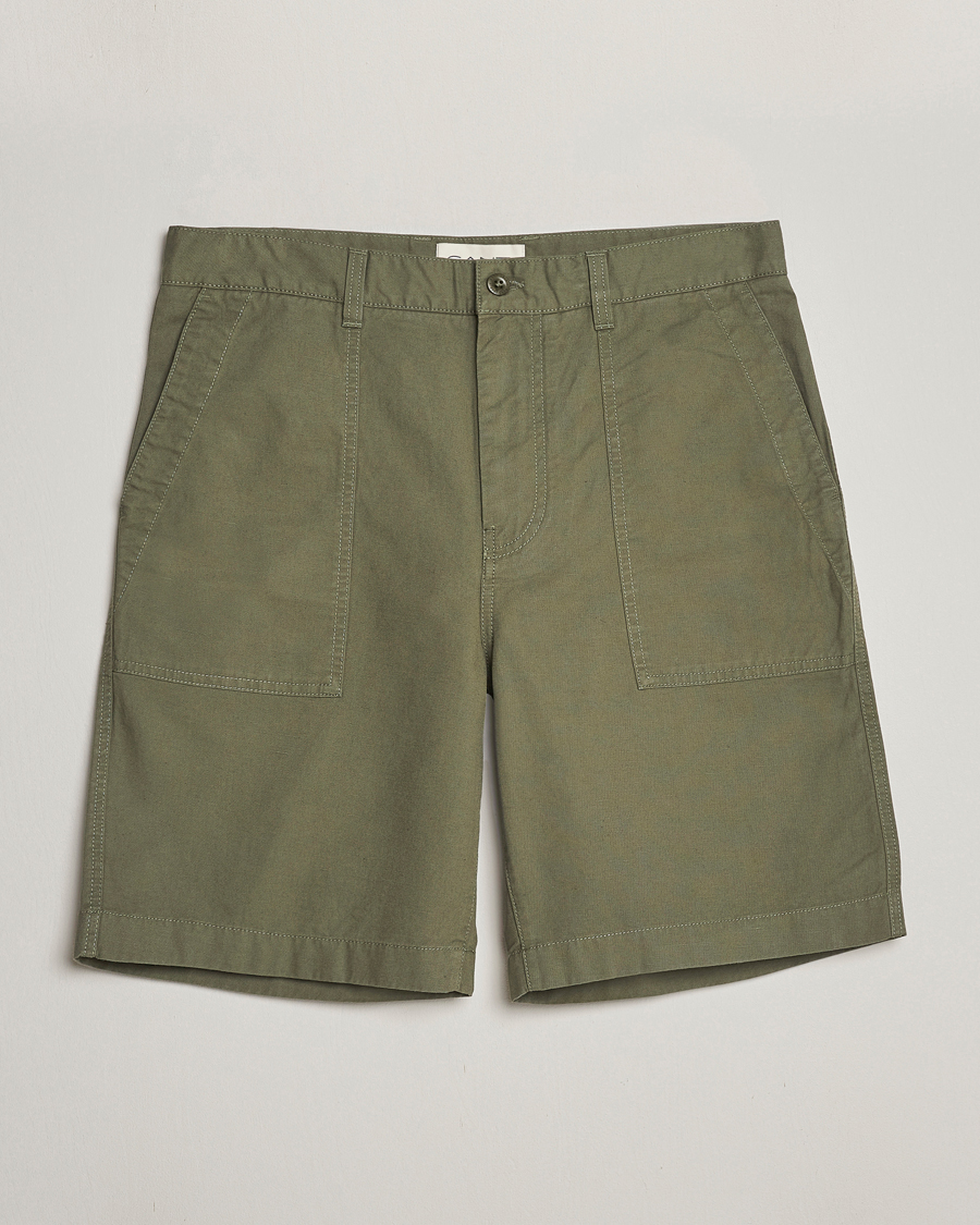 Herre | Shorts | GANT | Cotton/Linen Shorts Four Leaf Clover