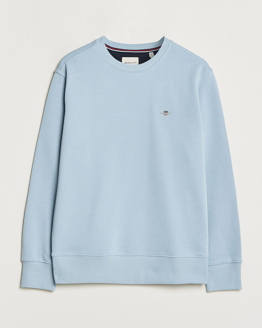 Herre | Trøjer | GANT | Original Crew Neck Sweatshirt Dove Blue
