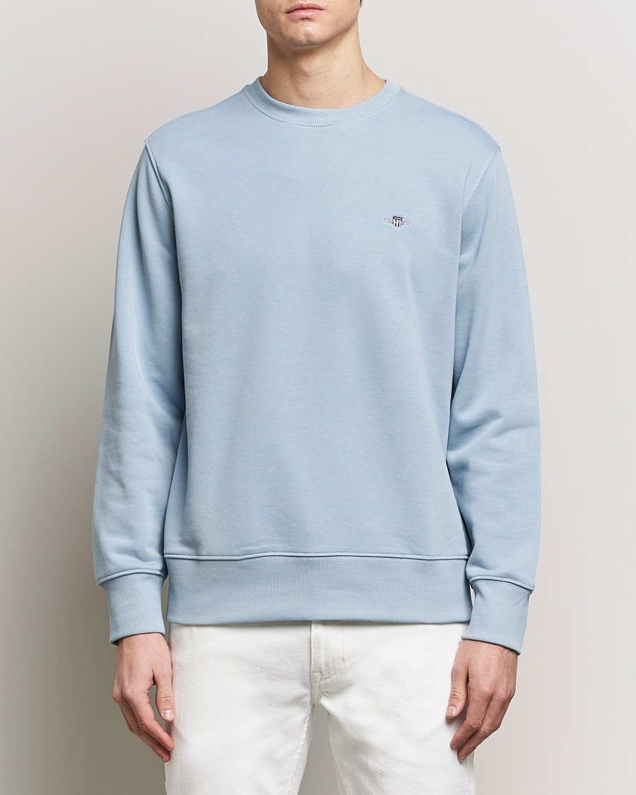 Herre | Udsalg tøj | GANT | Original Crew Neck Sweatshirt Dove Blue