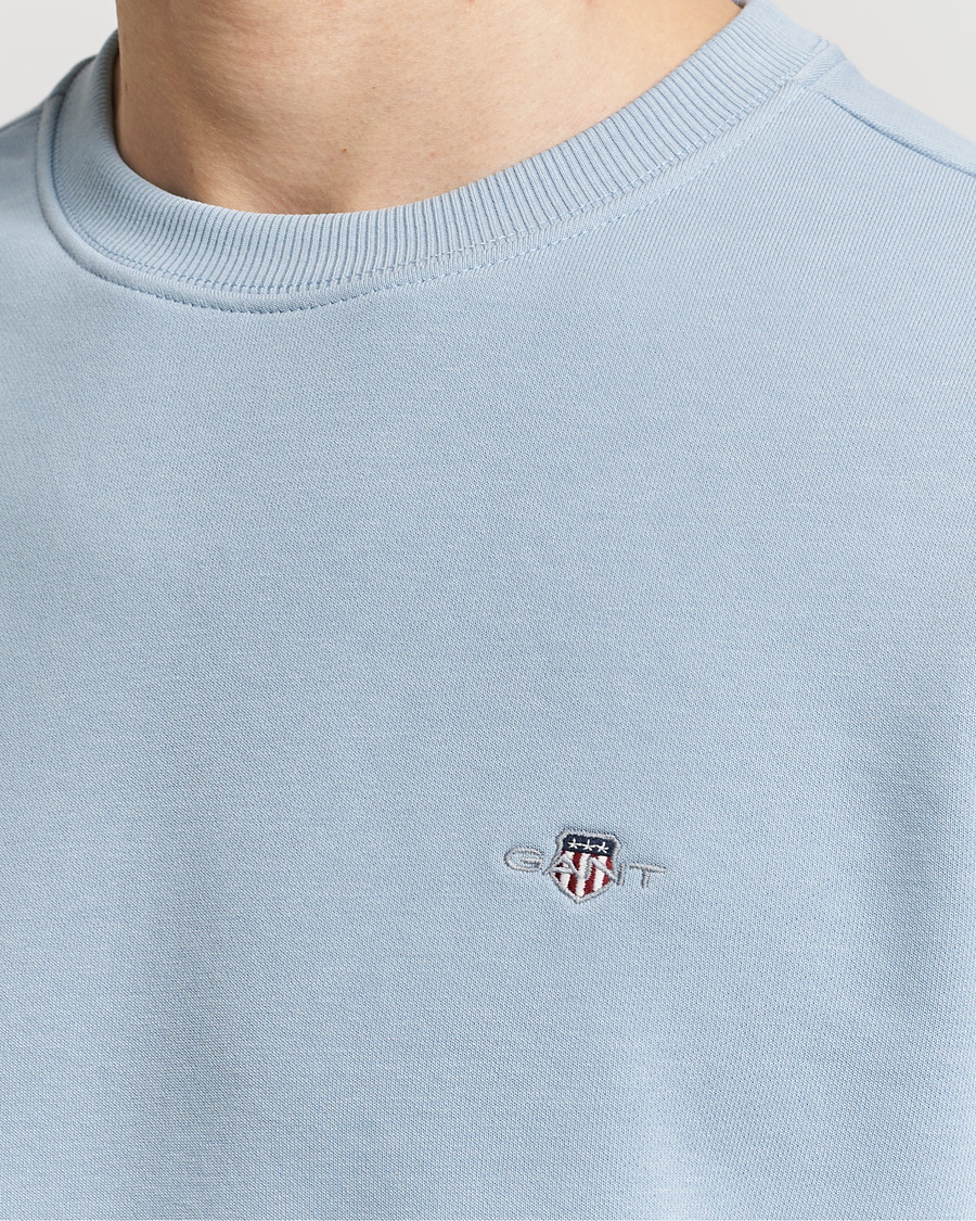 Herre | Trøjer | GANT | Original Crew Neck Sweatshirt Dove Blue