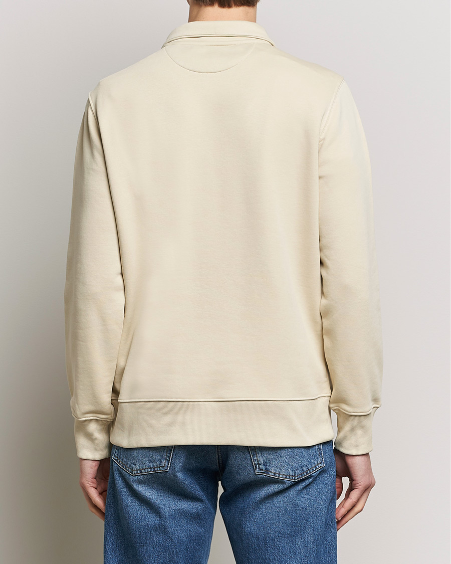 Herre | Trøjer | GANT | Original Shield Half Zip Sweater Silky Beige