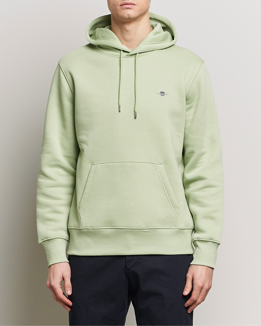 Herre | Trøjer | GANT | Original Shield Logo Hoodie Milky Matcha