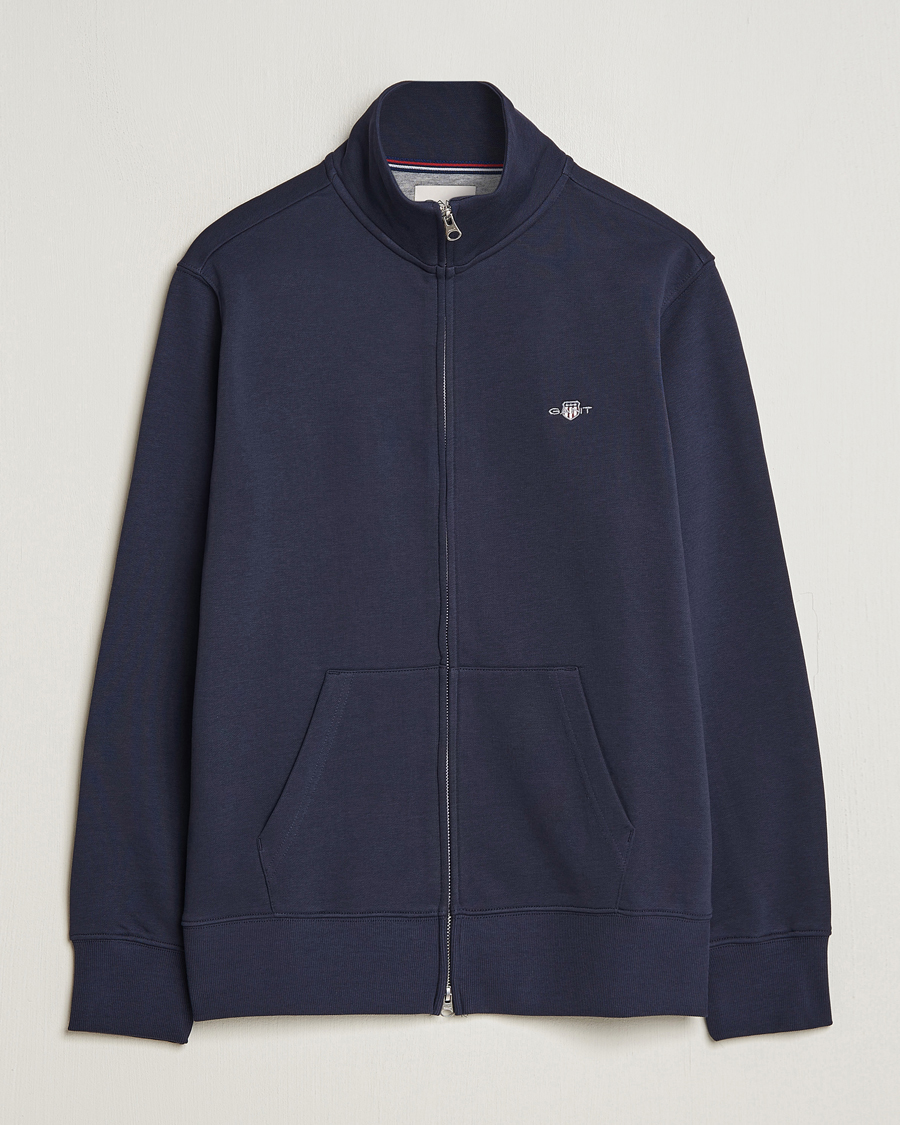 Herre | Trøjer | GANT | Original Full Zip Evening Blue