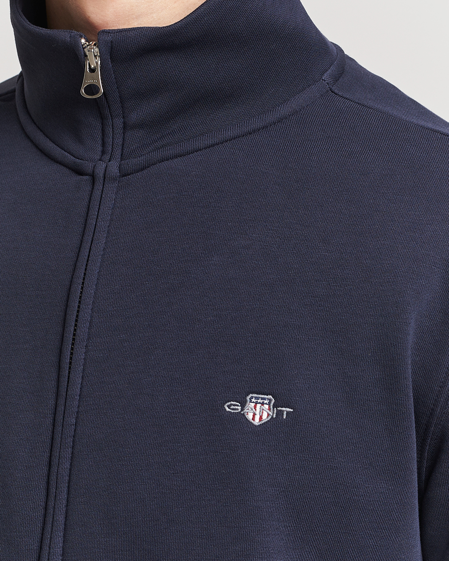 Herre | Trøjer | GANT | Original Full Zip Evening Blue