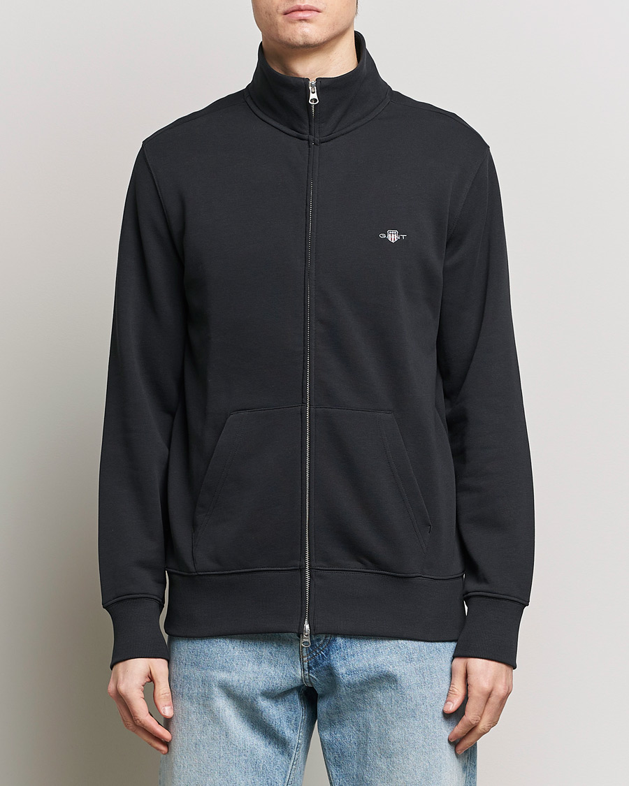 Herre | Trøjer | GANT | Original Full Zip Black