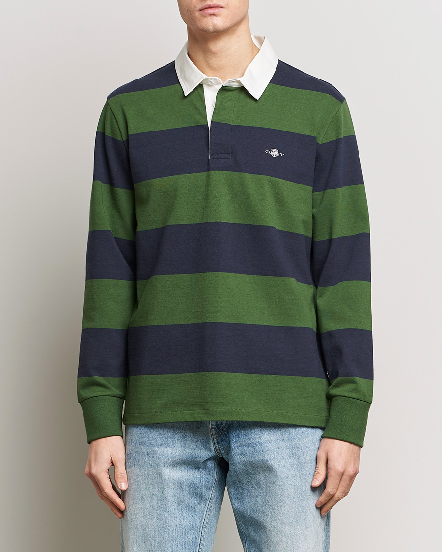 Men |  | GANT | Barstriped Rugger Pine Green/Navy