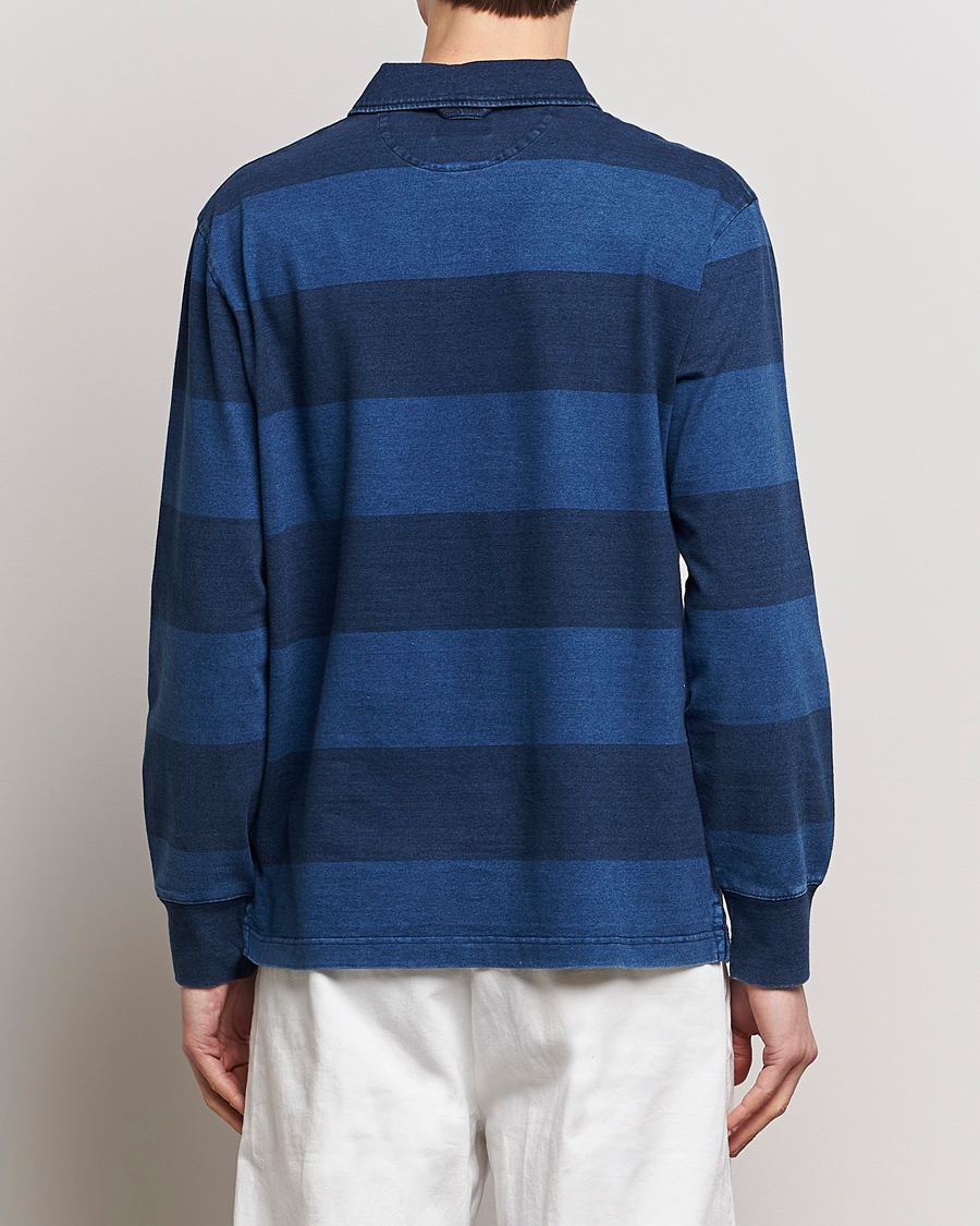Herre | Trøjer | GANT | Barstriped Rugger Navy/Indigo