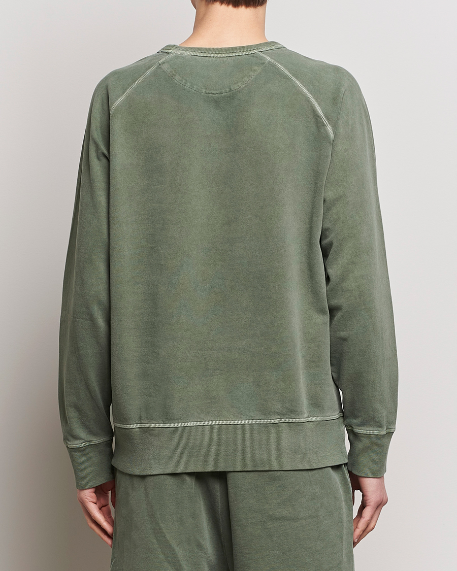 Herre | Trøjer | GANT | Sunbleached Crew Neck Sweatshirt Pine Green