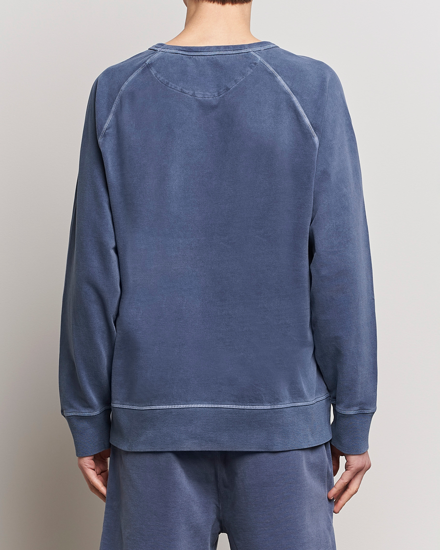 Herre | Trøjer | GANT | Sunbleached Crew Neck Sweatshirt Dusty Blue Sea