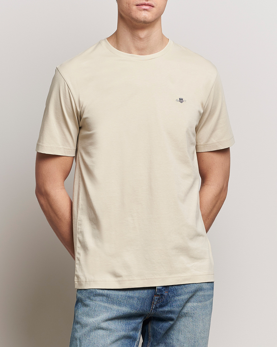 Herre |  | GANT | The Original T-Shirt Silky Beige