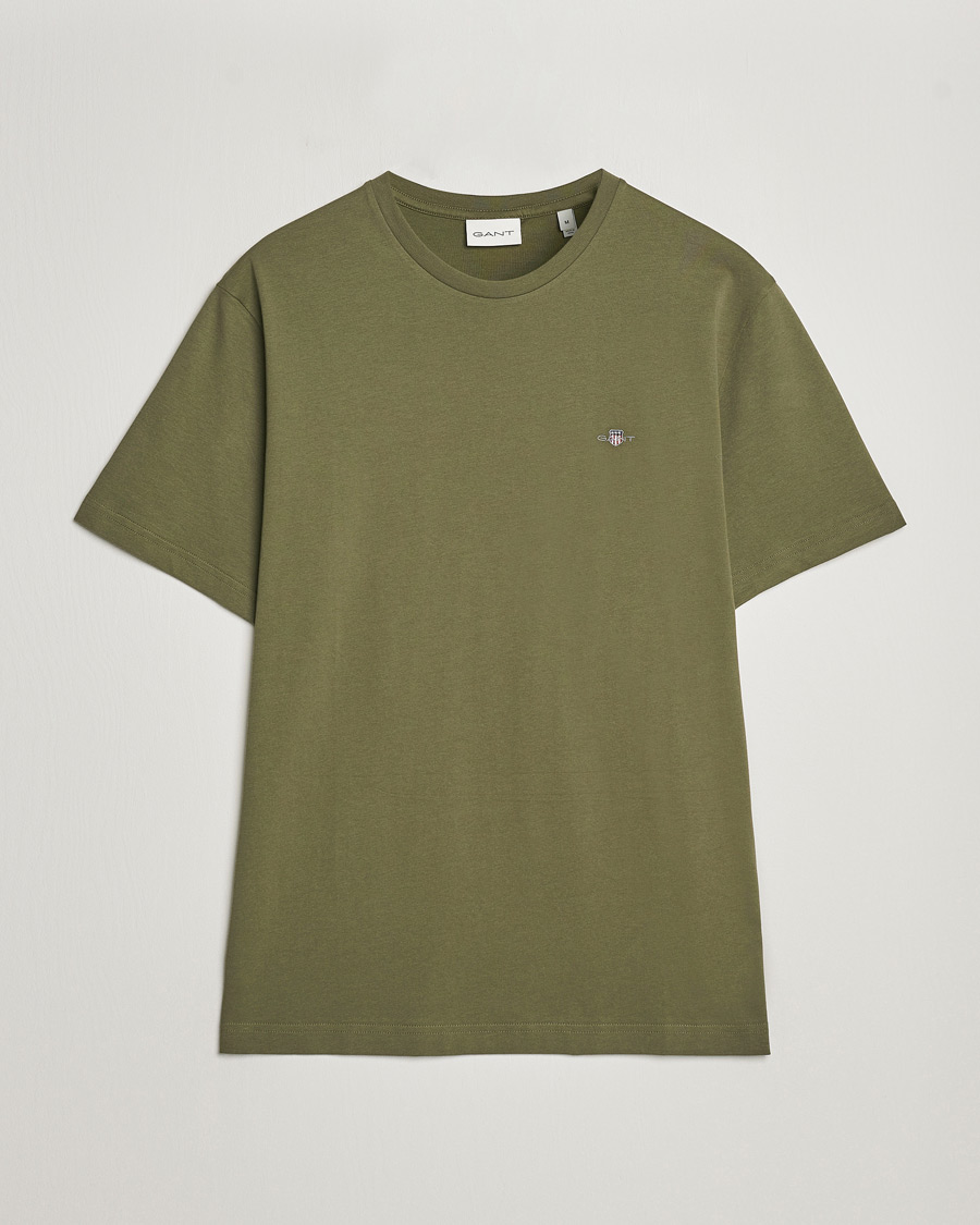 Herre | T-Shirts | GANT | The Original T-Shirt Juniper Green