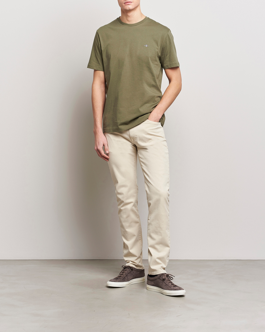 Herre | T-Shirts | GANT | The Original T-Shirt Juniper Green