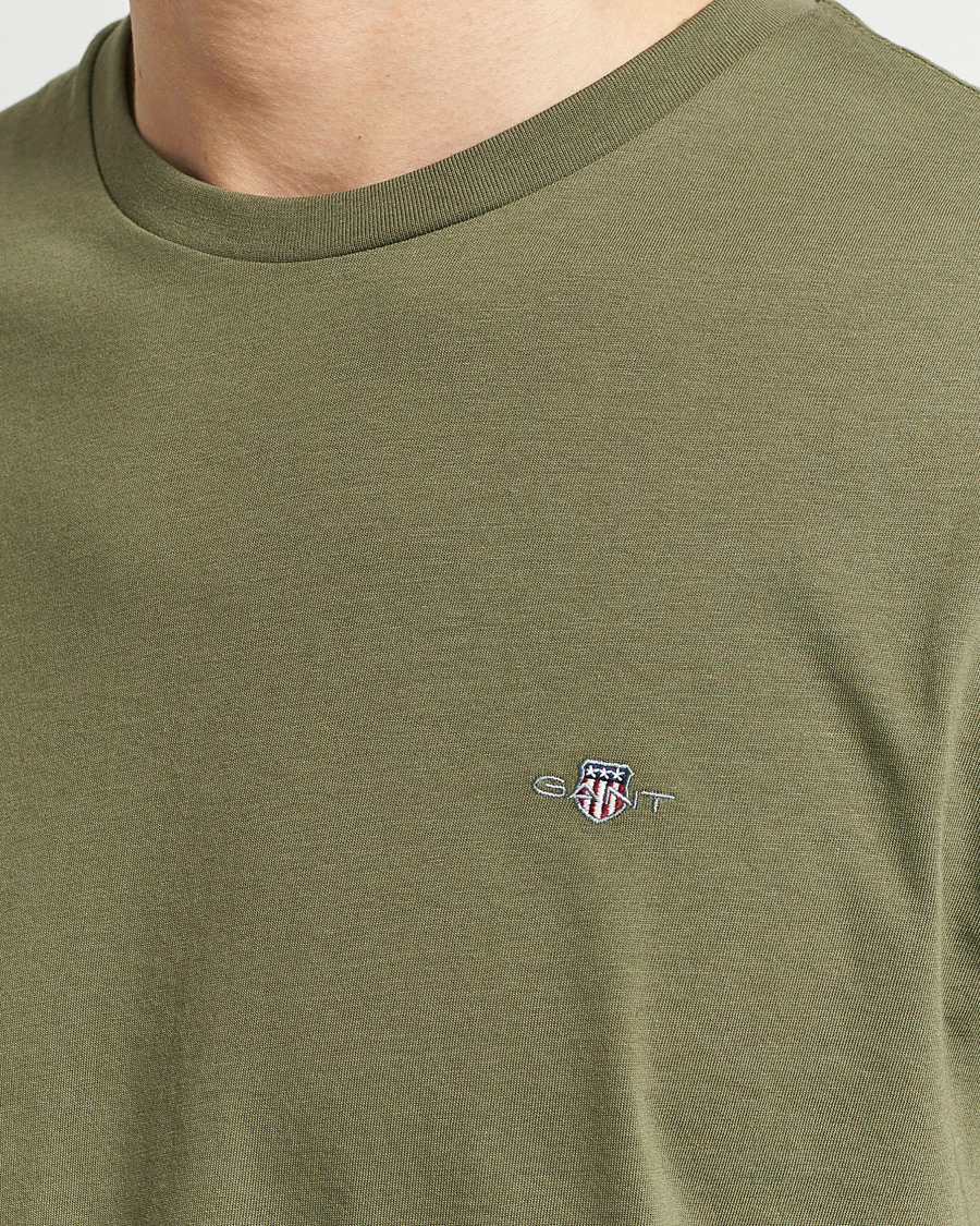 Herre | T-Shirts | GANT | The Original T-Shirt Juniper Green
