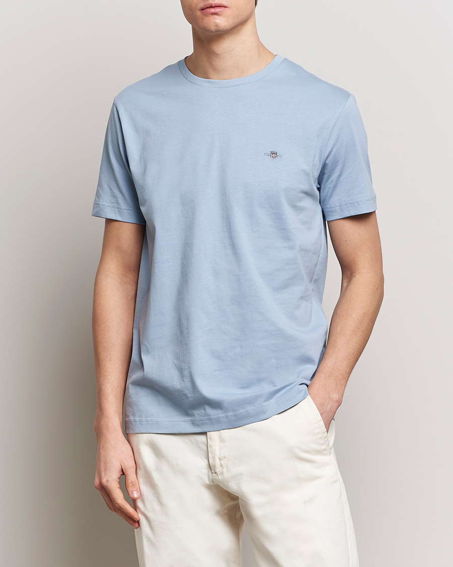 Herre | Nye produktbilleder | GANT | The Original T-Shirt Dove Blue