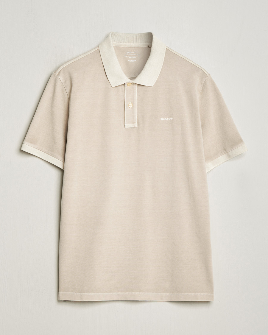 Herre | Polotrøjer | GANT | Sunbleached Polo Silky Beige