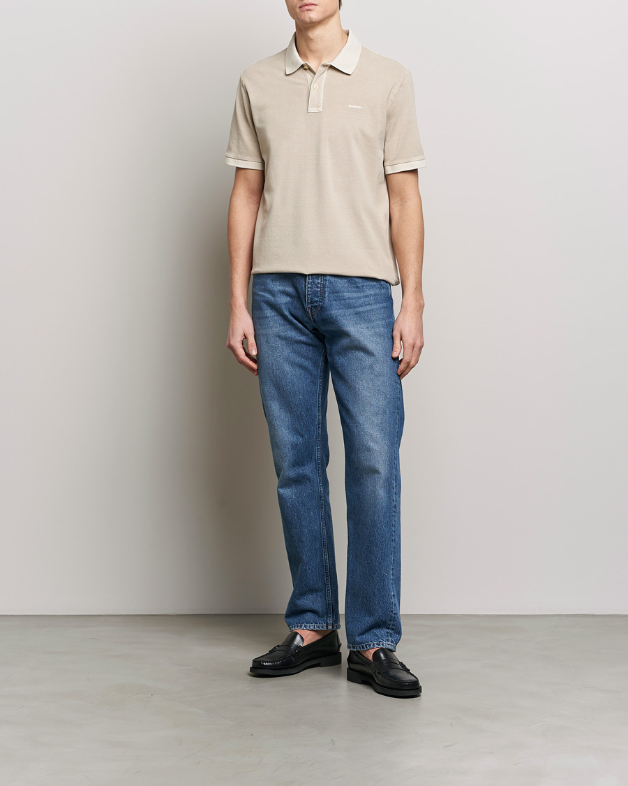 Herre | Polotrøjer | GANT | Sunbleached Polo Silky Beige