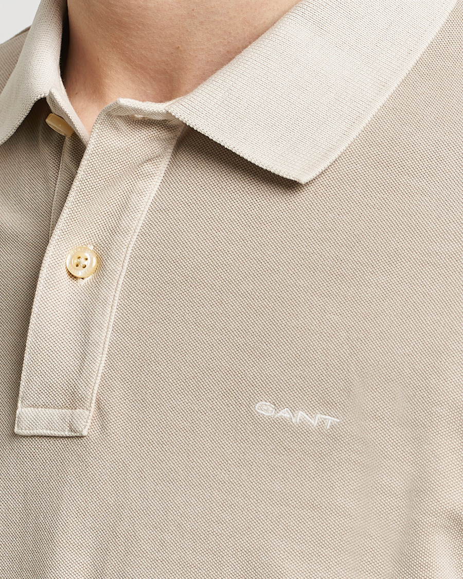 Herre | Polotrøjer | GANT | Sunbleached Polo Silky Beige