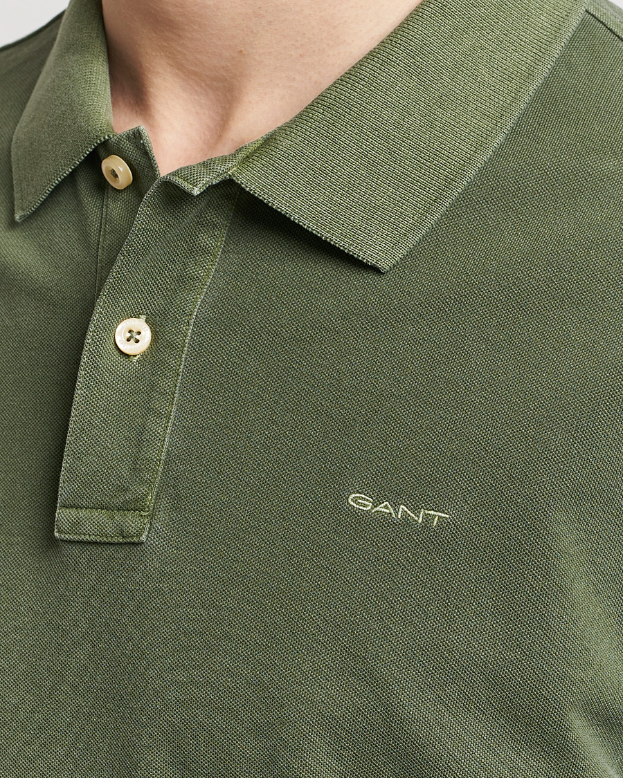 Herre | Polotrøjer | GANT | Sunbleached Polo Pine Green