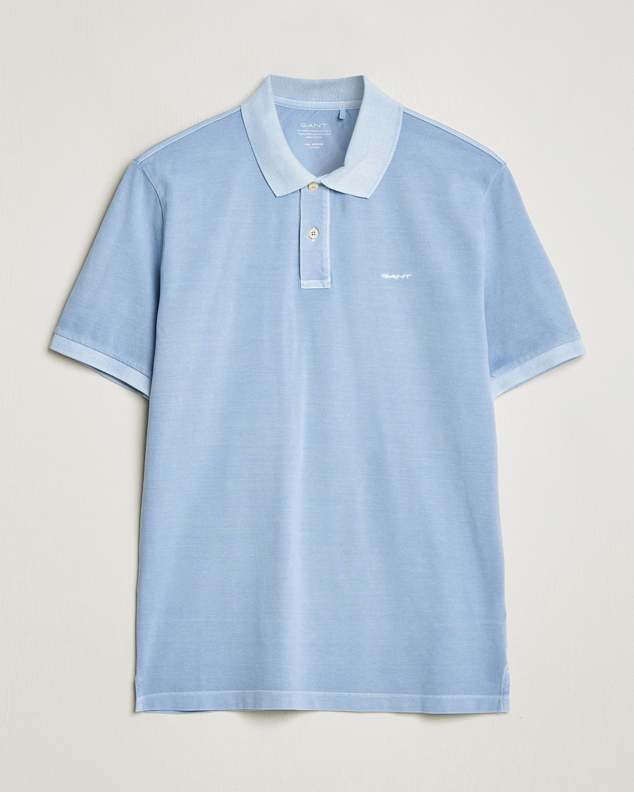 Herre | Polotrøjer | GANT | Sunbleached Polo Dove Blue