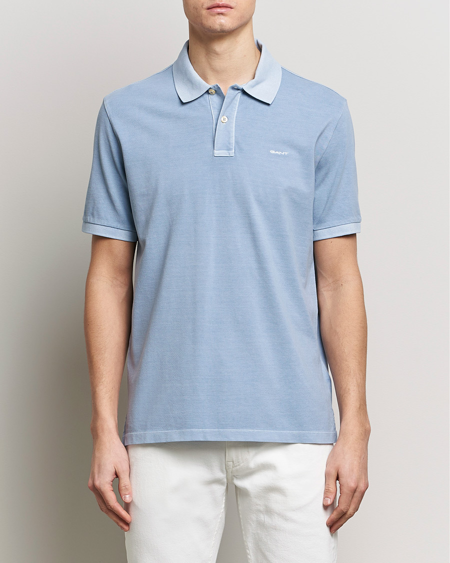 Herre | Polotrøjer | GANT | Sunbleached Polo Dove Blue