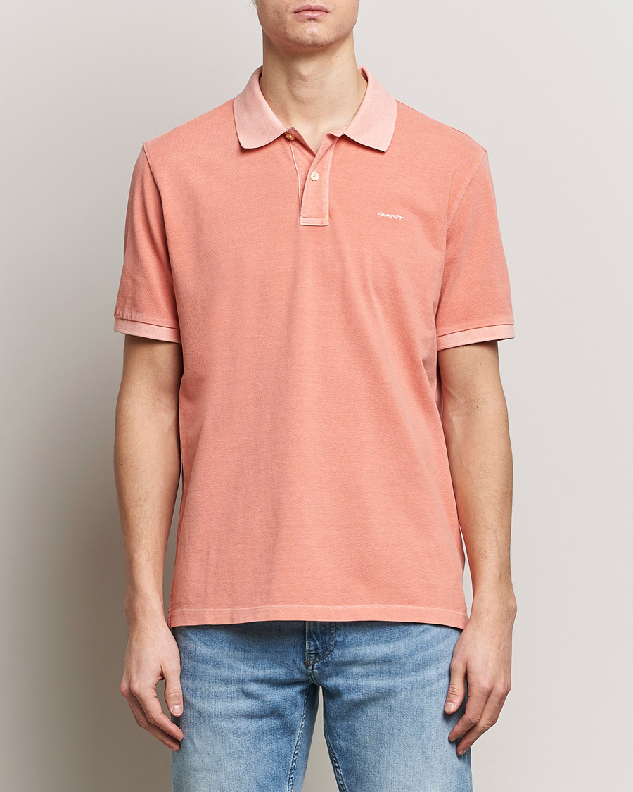 Herre | Polotrøjer | GANT | Sunbleached Polo Peachy Pink