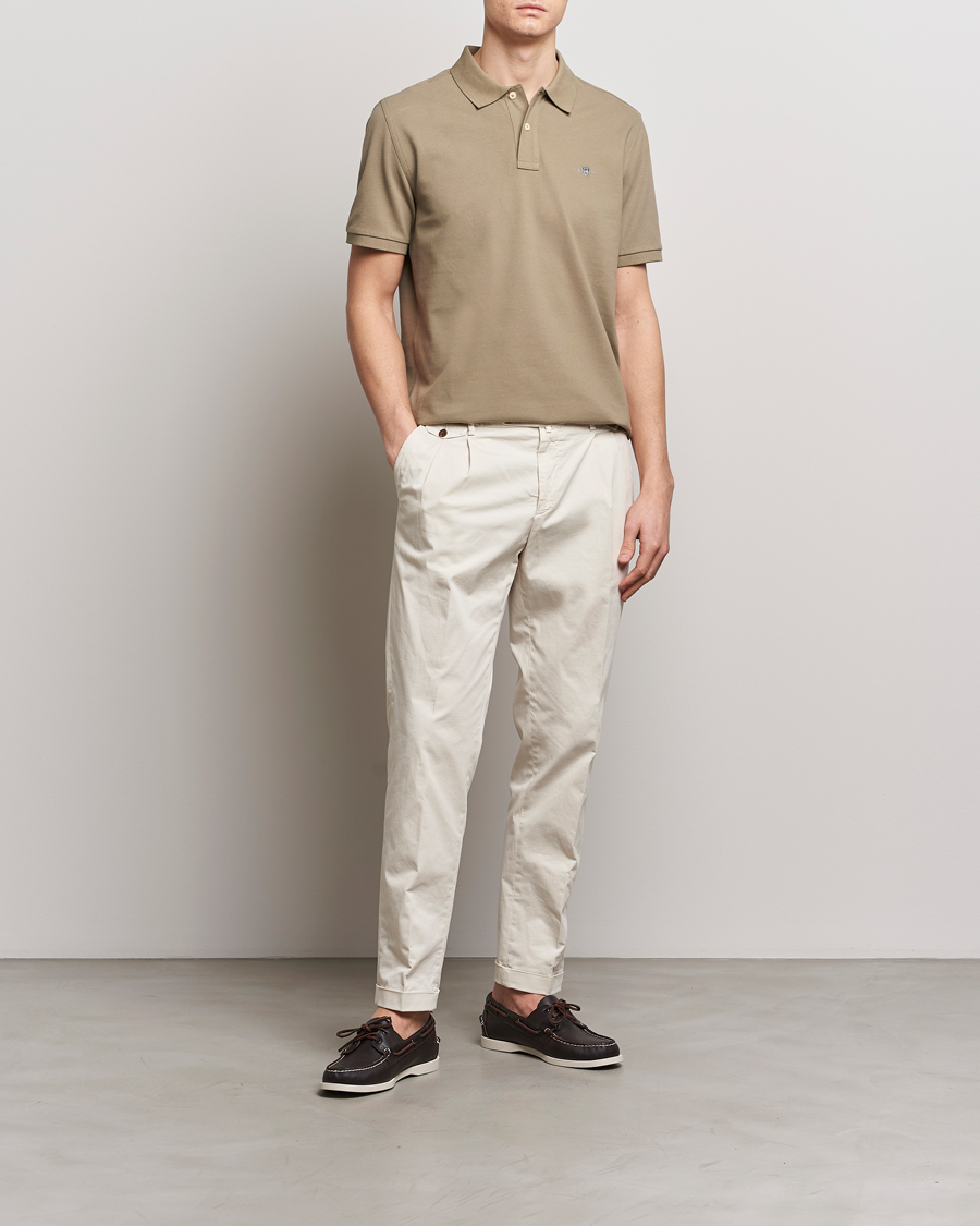 Herre | Polotrøjer | GANT | The Original Polo Dried Clay